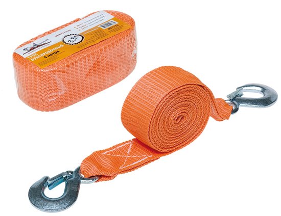 Трос буксировочный лента 3,5 т, 4 м