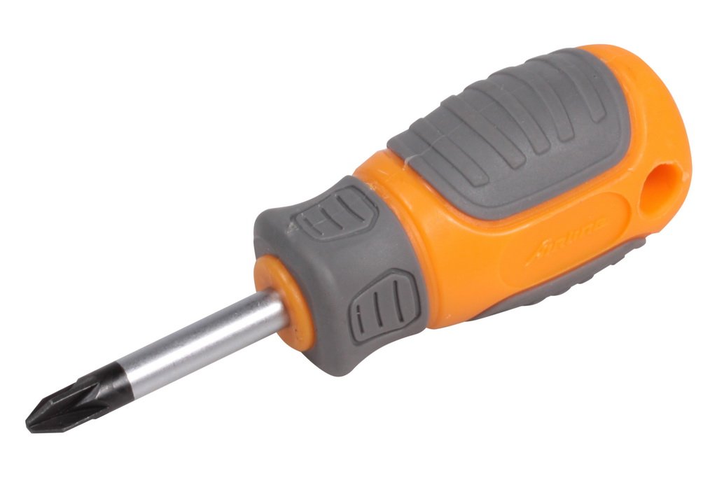 Отвертка крестовая с эргономичной рукояткой магнитная PZ2*38мм